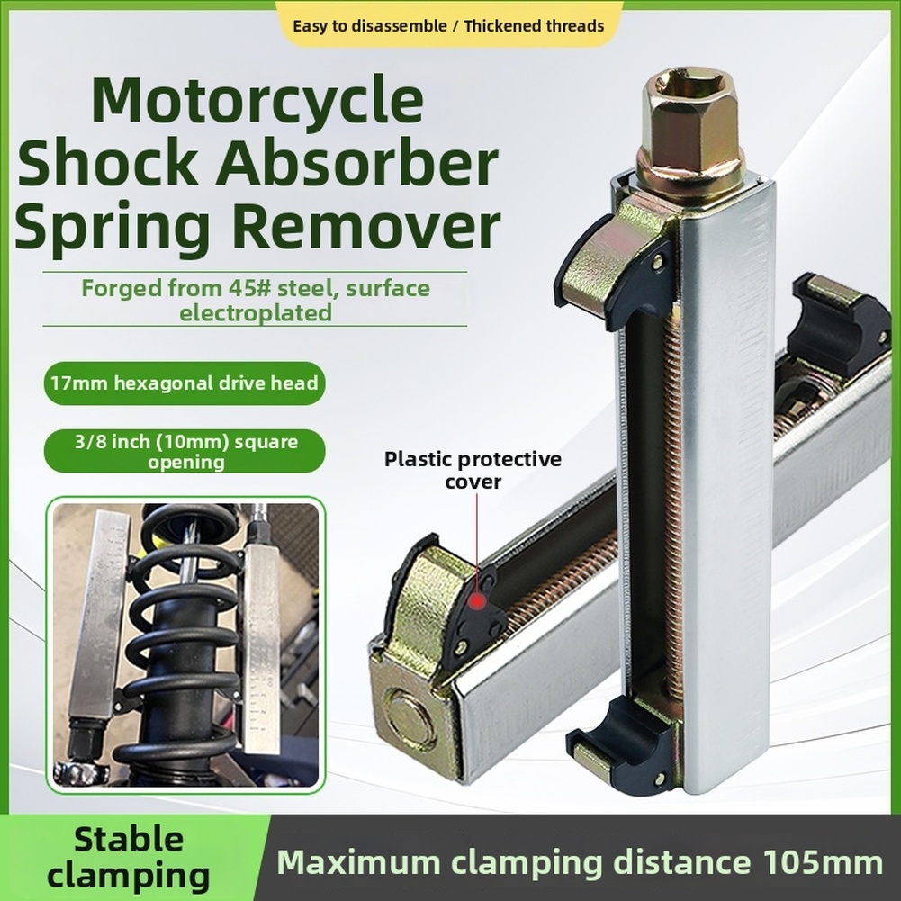 Valve Spring Compressor - Reparatur der Motorradaufhängung, silberner Federkompressor, hohe